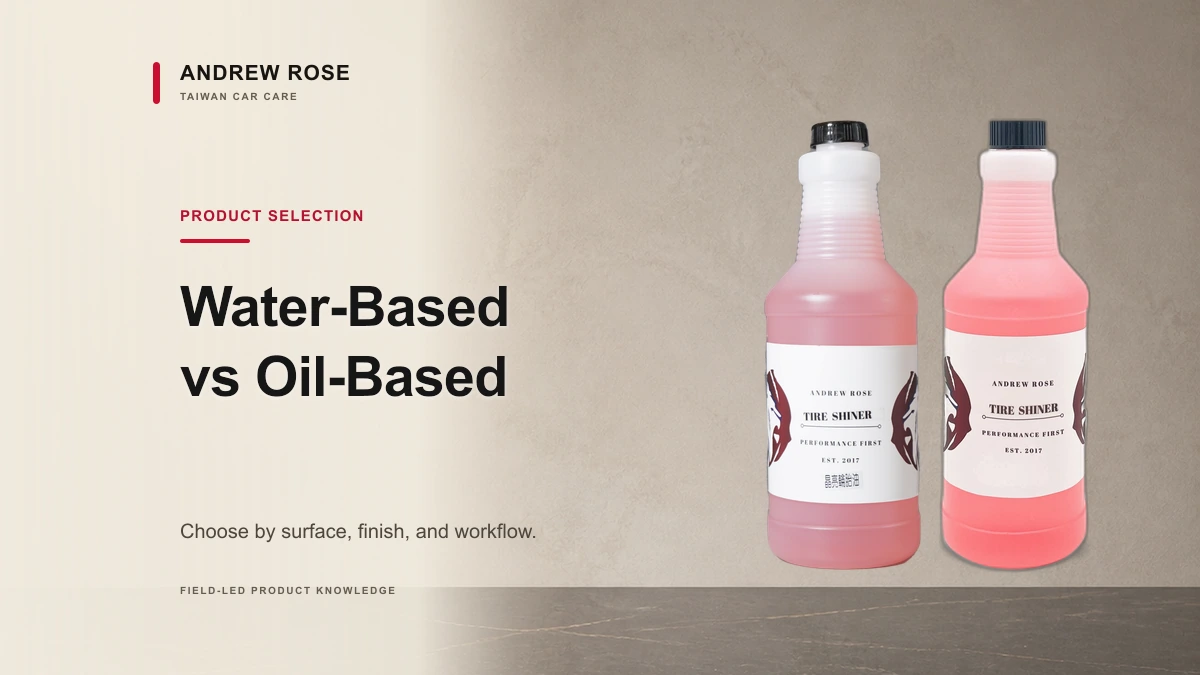 Water-Based Vs Oil-Based Maintenance Products